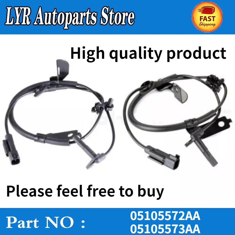 

High quality Front Left Rear Right ABS Wheel Speed Sensor For 2007-2017 Jeep Patriot 05105572AA 05105573AA 5105572AA 5105573AA