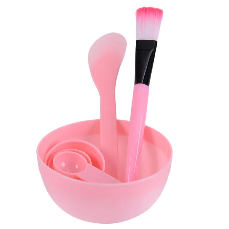 Brosse faciale pour masque, ensemble de 6 pièces, bol, cuillère, barre de brosse pour masque, outils de beauté, outils de mélange, soins de la peau, fournitures de maquillage pour femmes