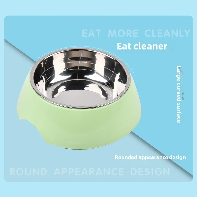 Stainless Steel Dog Bowl Small Round Food Set Cats Dogs Pet Supplies Feeders Bowl Easy To Clean Products Accessories Cat Bowl