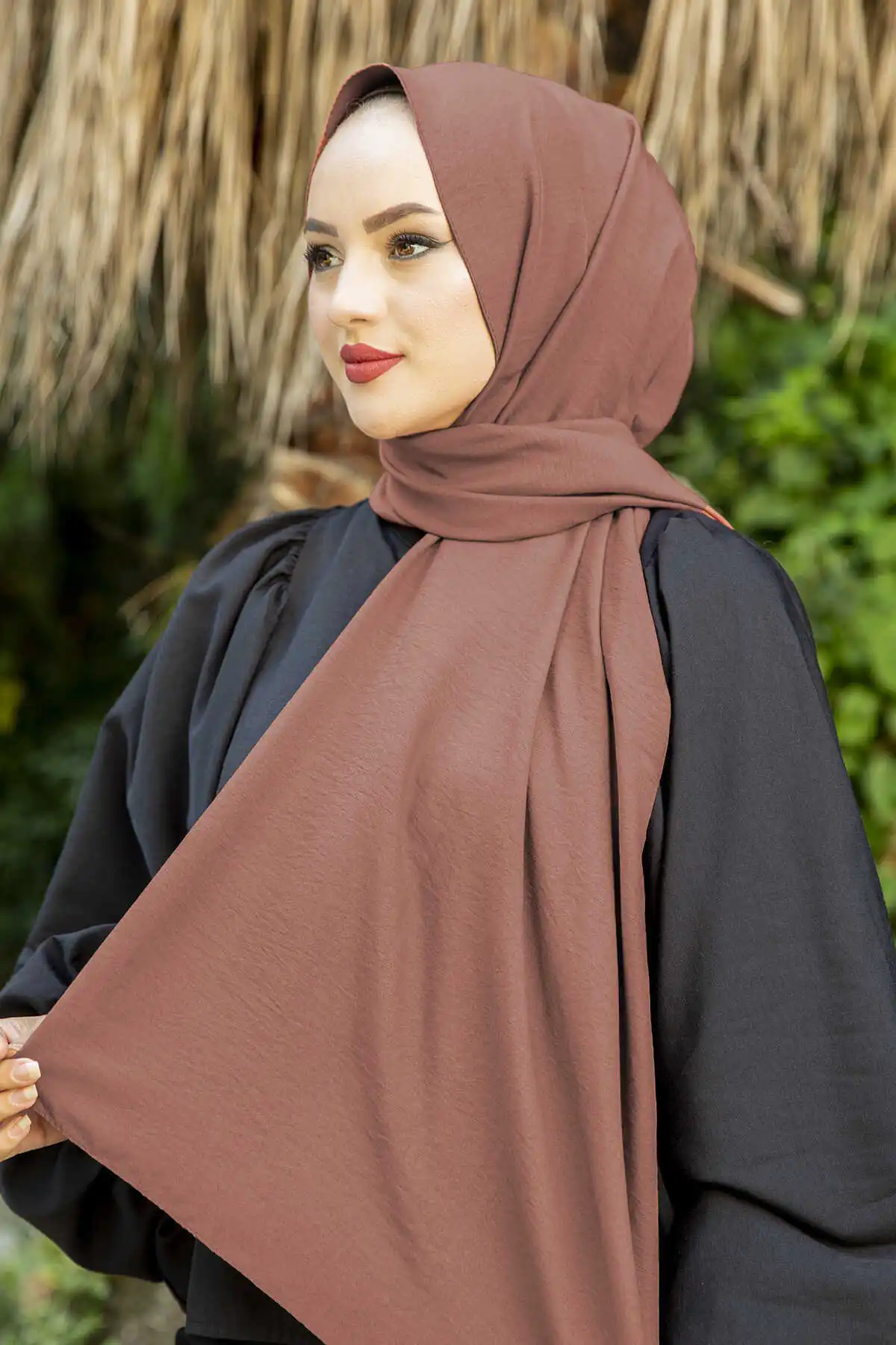 

Soft Cotton Shawl E-Winter Autumn 2021 Muslim Women Hijab headscarf islamic Turkey