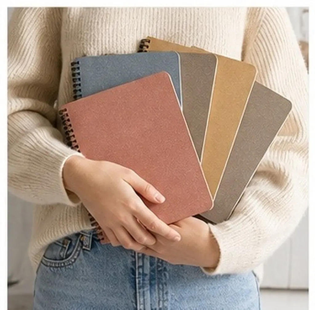 4Pcs Coil Notebooks Eco Friendly Quality Paper Convenient Schedule Notepads Portable Diaries Lightweight Creative Multipurpose