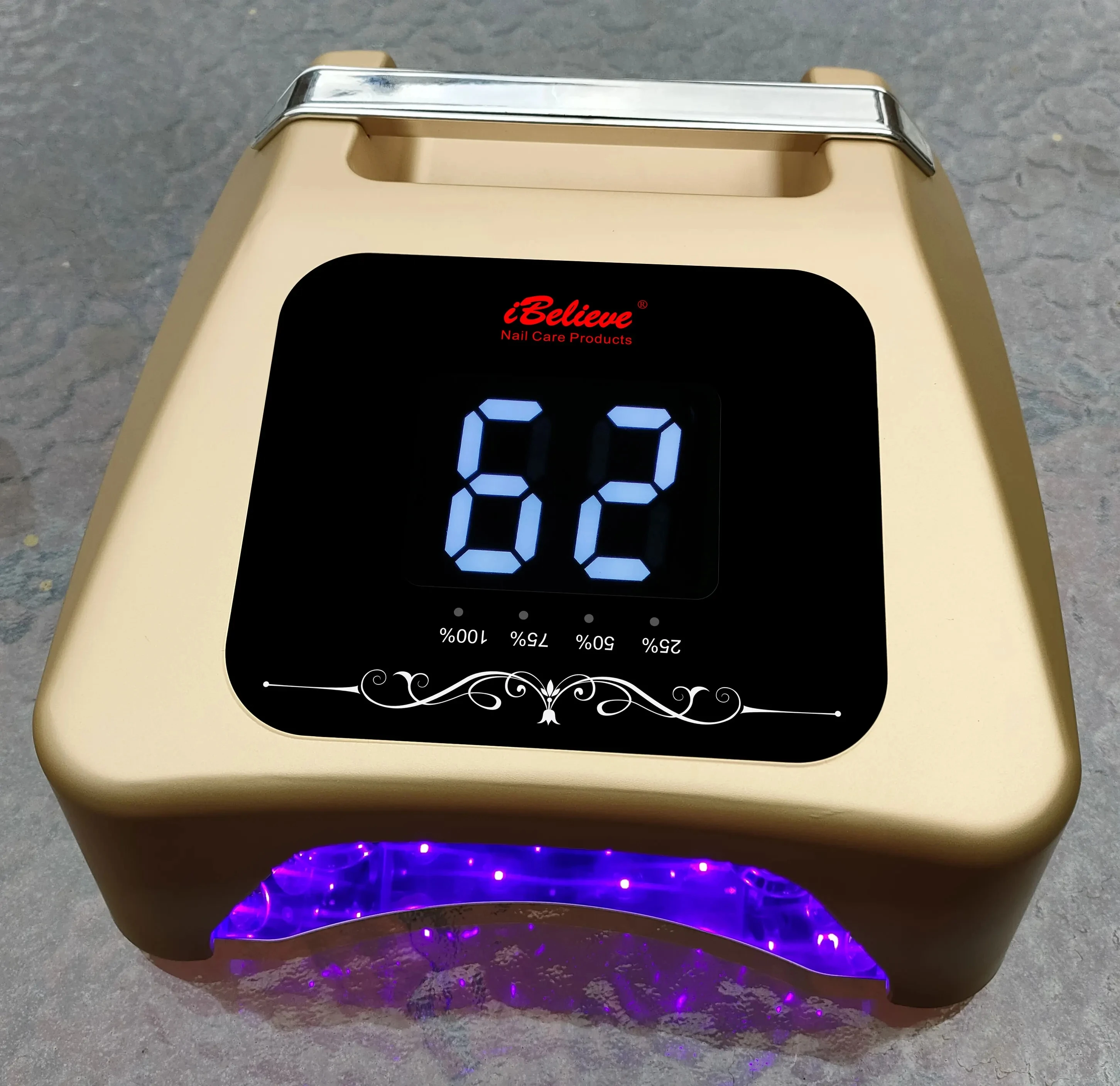 2pcs or 1pcs LED Nail Lamp 5200mah Battery Rechargeable UV Light Auto Gel Drying Manicure Machine Timing Induction LED+UV Dryer