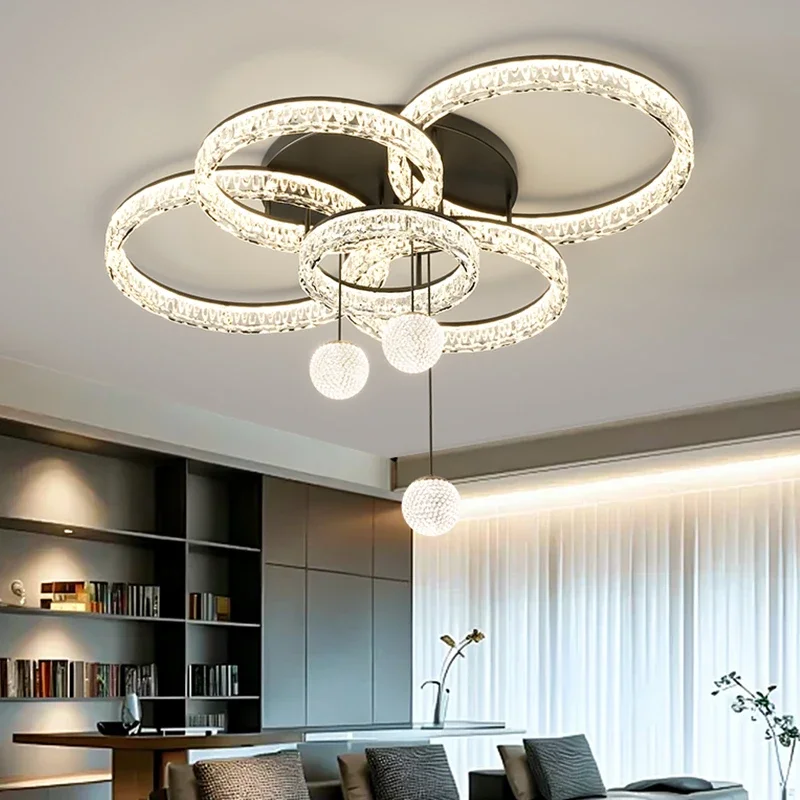 Modern Simple Led Pendant Ceiling Lamp Dimmable for Living  Room Tables   Dining Bedroom Chandelier Home Decor Lusters Luminaire