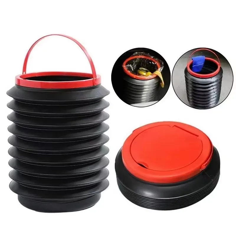 Car trash can foldable car hanging inside garbage bucket Car front car umbrella to store car parts car accessories