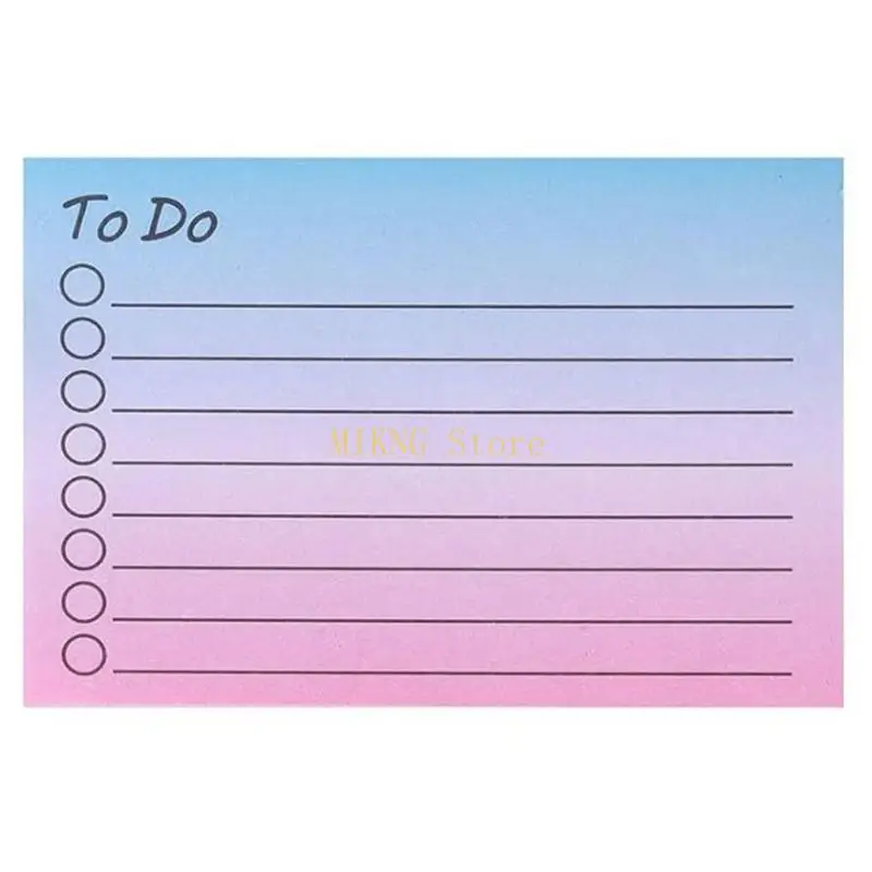 Pacchetto 6 gradiente Color Note Mini Memo Pad Office School Forniture Migliore vendita