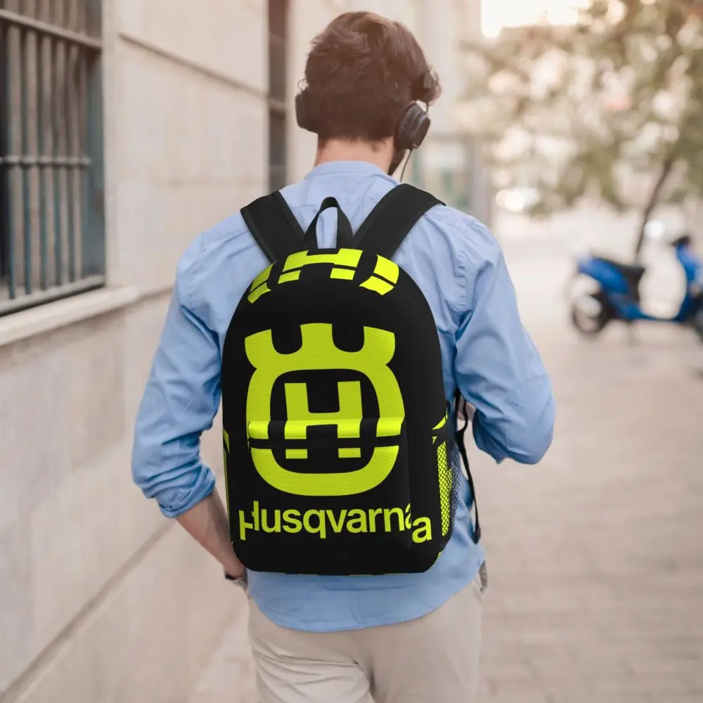 Mochila H-Husqvarnas, mochila de gran capacidad para niños, mochila escolar, bolsos de hombro para hombres y mujeres