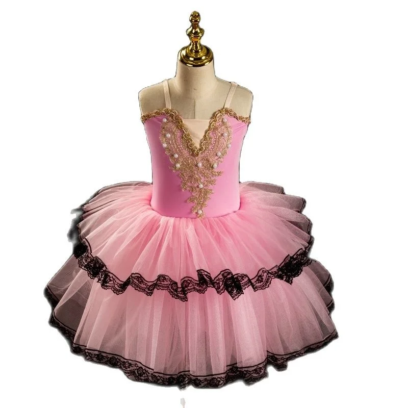 Jupe Tutu de Ballet pour Fille, Robe Longue en Tulle Doux, Costumes de Performance
