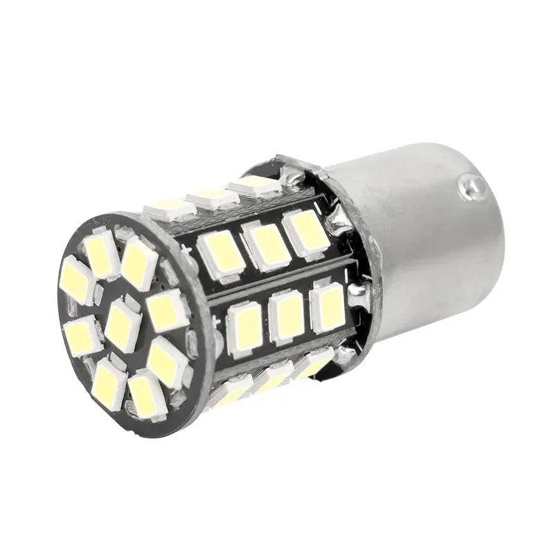 

1Pcs 1156 P21W BA15S 7506 R10W R5W 33 LED Auto Tail Brake Bulb Turn Signal Lamp Car Daytime Running Light White Red Amber Yellow