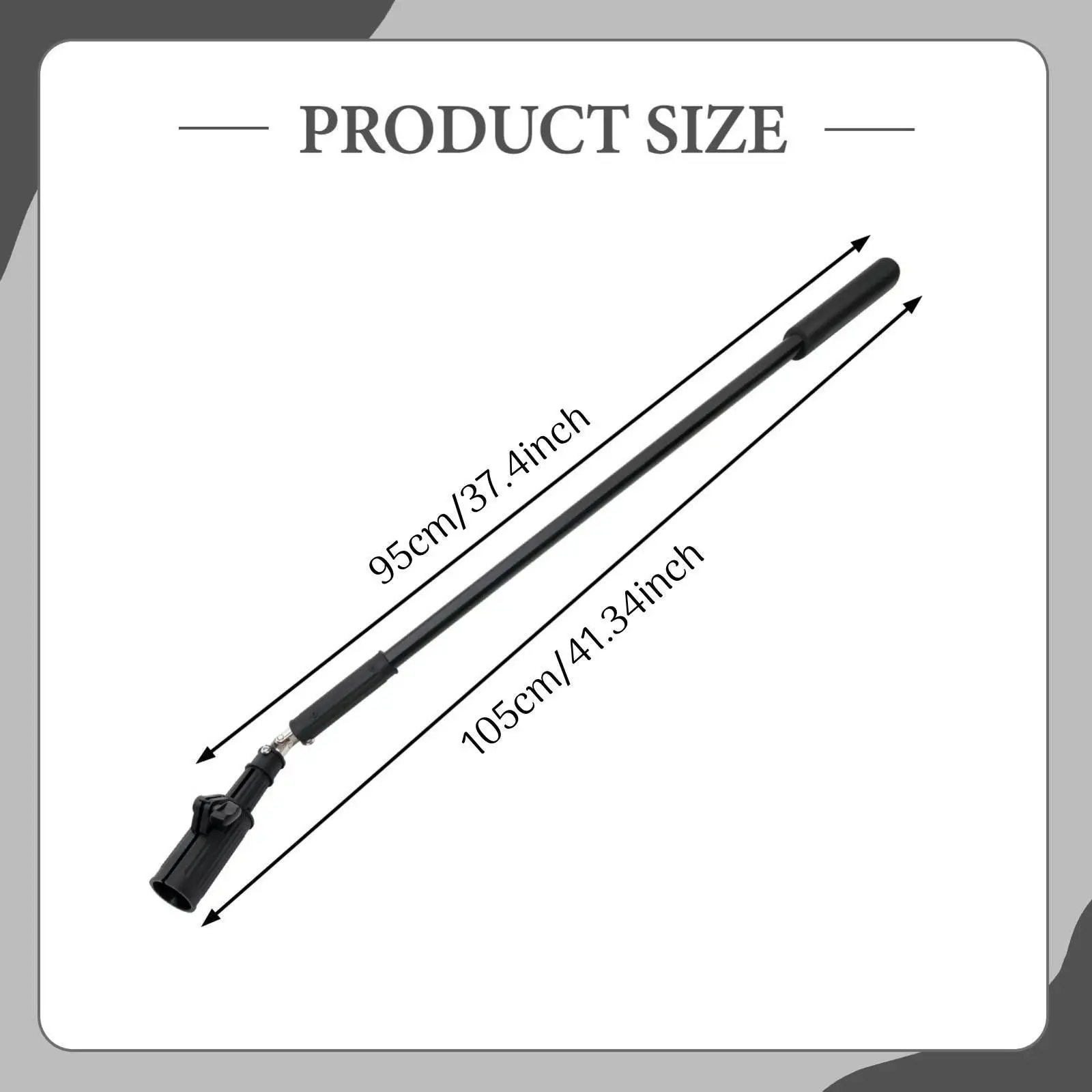 Boat Tiller Extension Handle Extended Handle Telescopic Adjustable Length Aluminum Alloy Extend Professional Throttle Control