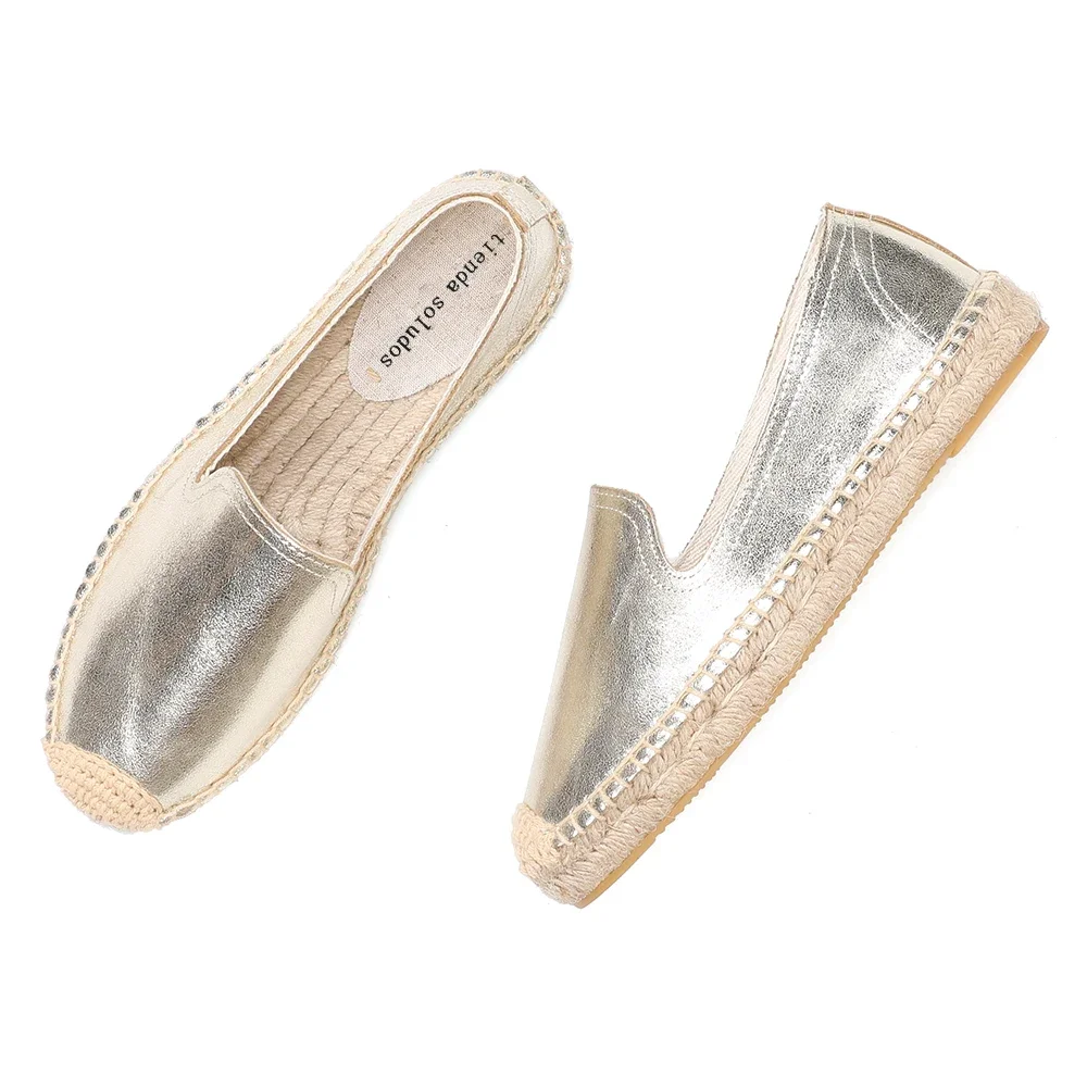 Espadrilles For Female New Real Rubber Sapatos Zapatillas Mujer Slip On Woman Comfortable Round Toe platform shoes