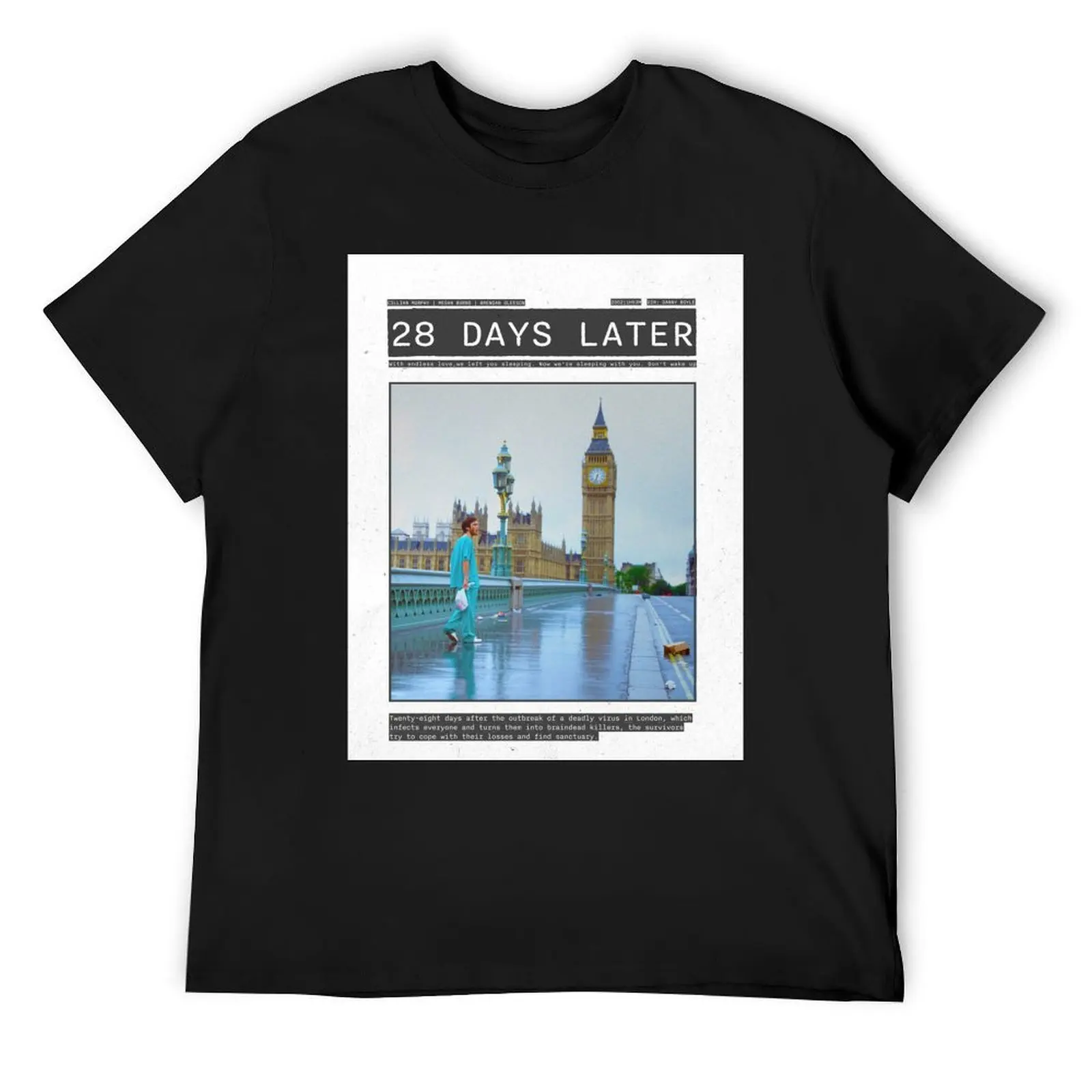 

28 Days Later T-Shirt customs new gifts and t-shirts graphic t shirt vintage t shirt men 100℅ cotton