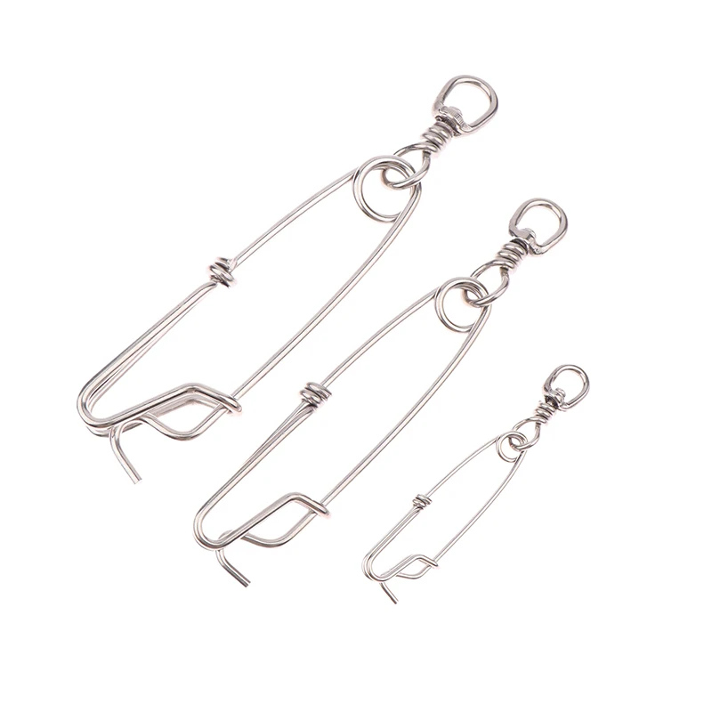 Hot！1Pc Stainless Steel Ring Tuna Fishing Clip Snap With Swivel Ring Connector For Spearfishing Long Line Fishing Accessories view 4