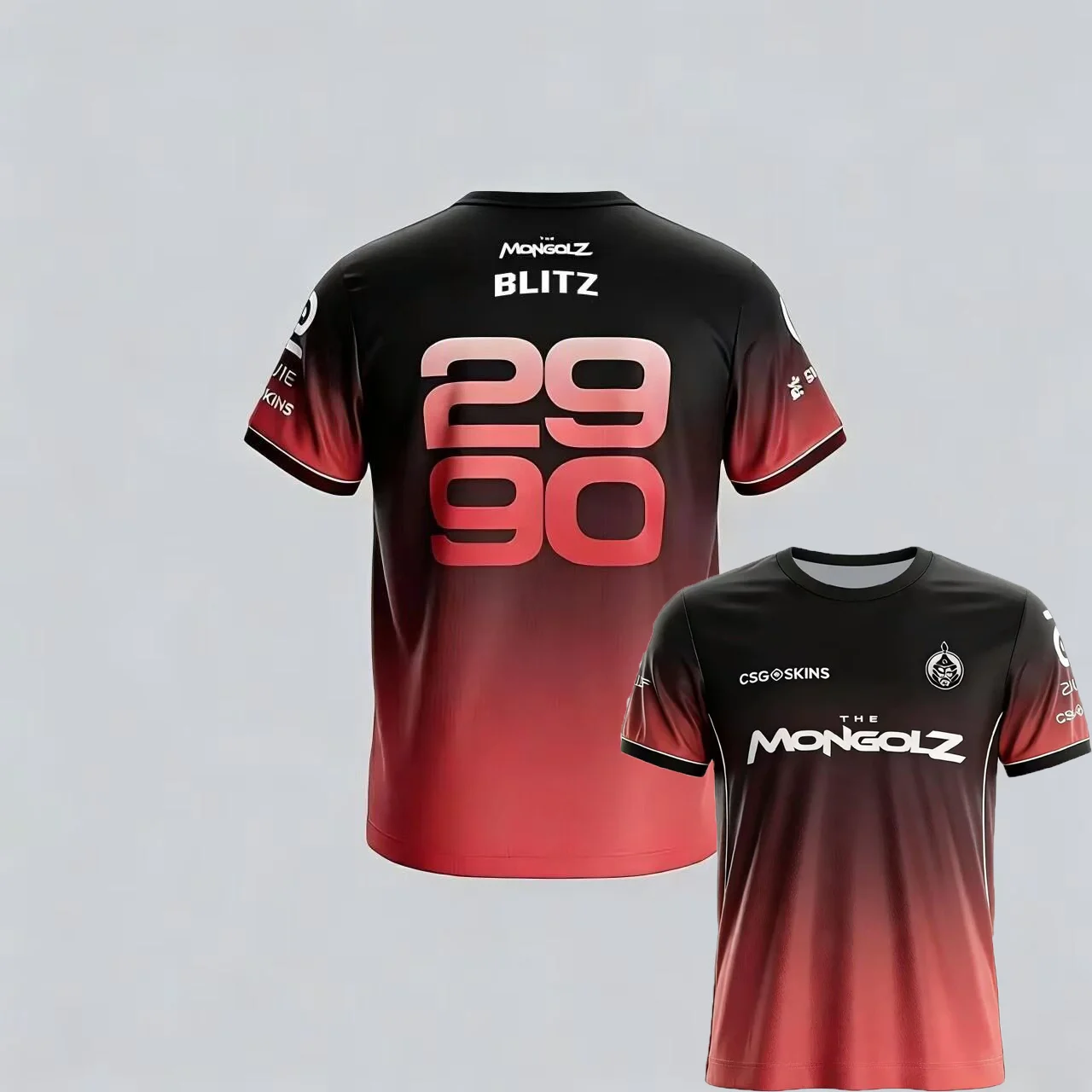 Blitz 2990 Jersey T-Shirts The MongolZ Team Uniform 2026 New CS2 Esports CSGO 3D T-Shirt Fashion Personality Y2k Gamer Fans Tops