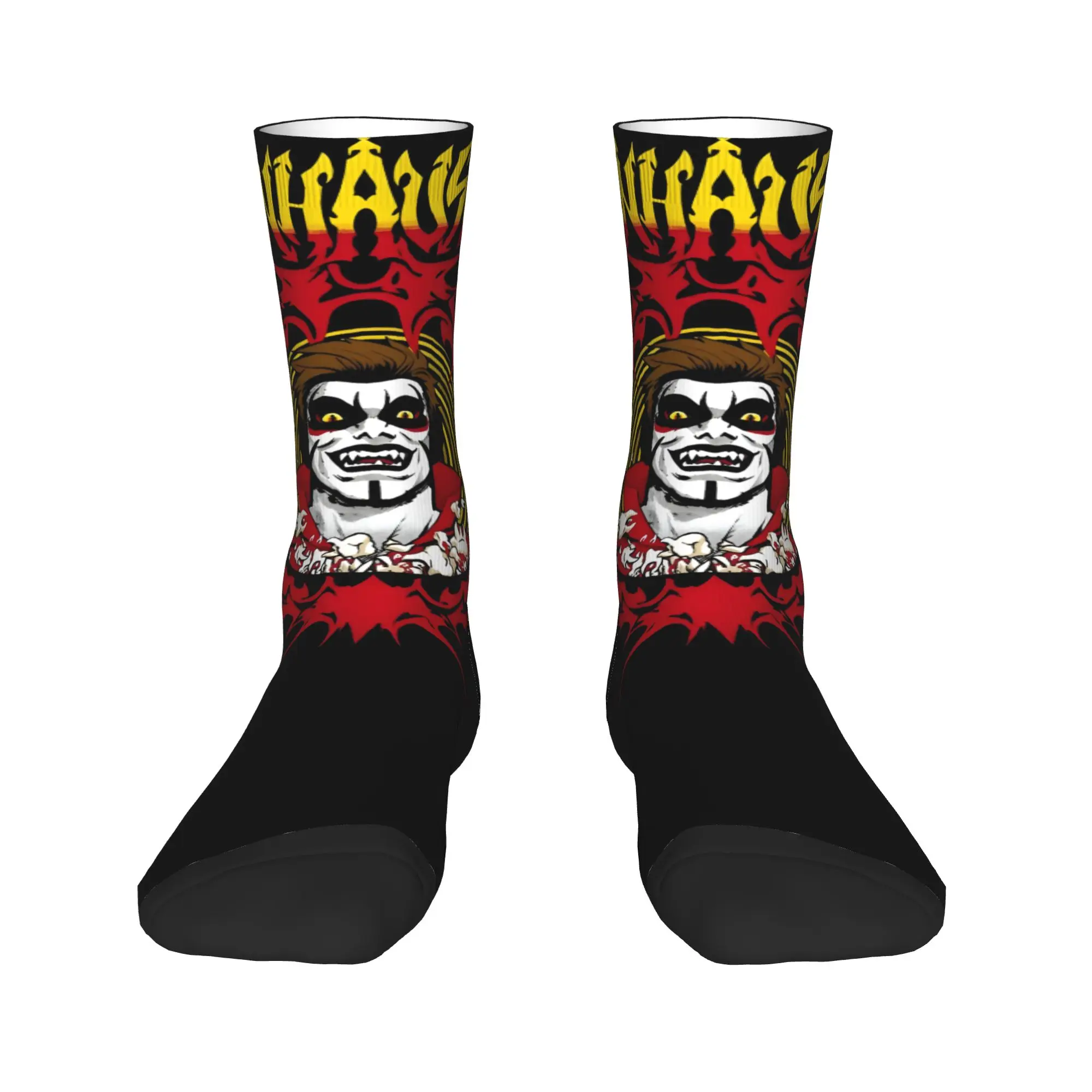 

Носки Danhausen Cursed Socks, мужские теплые мягкие спортивные носки для бега, осенние носки с узором, предотвращающие потоотделение