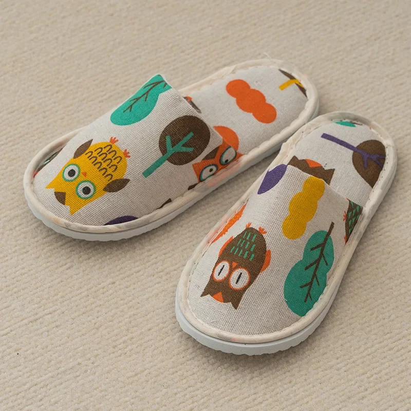 

Family Room Children's Portable Slippers Hotel Disposable Non slip Thick Bottom Kindergarten Children's Travel Room