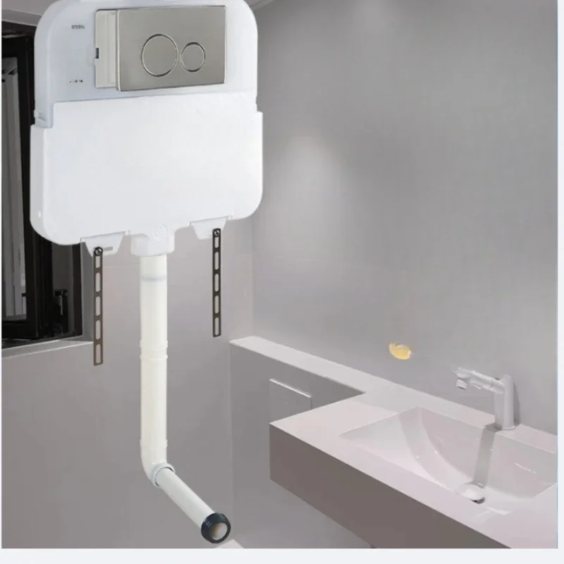 WDI thickened embedded wall hidden hidden water tank, invisible squatting toilet squatting toilet squatting pi