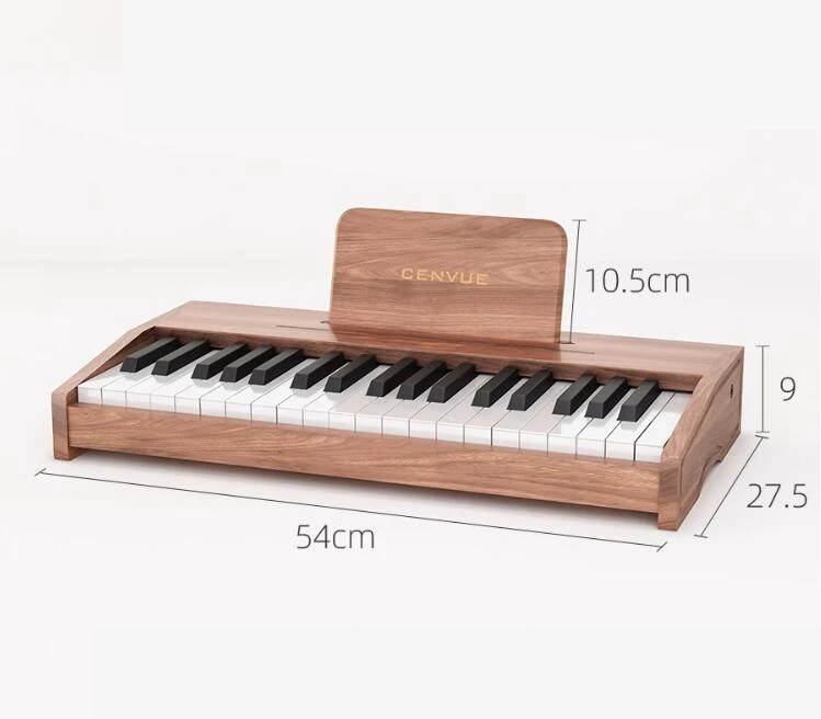 Beginner Children Electronic Wooden Piano 37 Key Instruments Music Gifts Children Beginners Stage Performances Electronic Piano