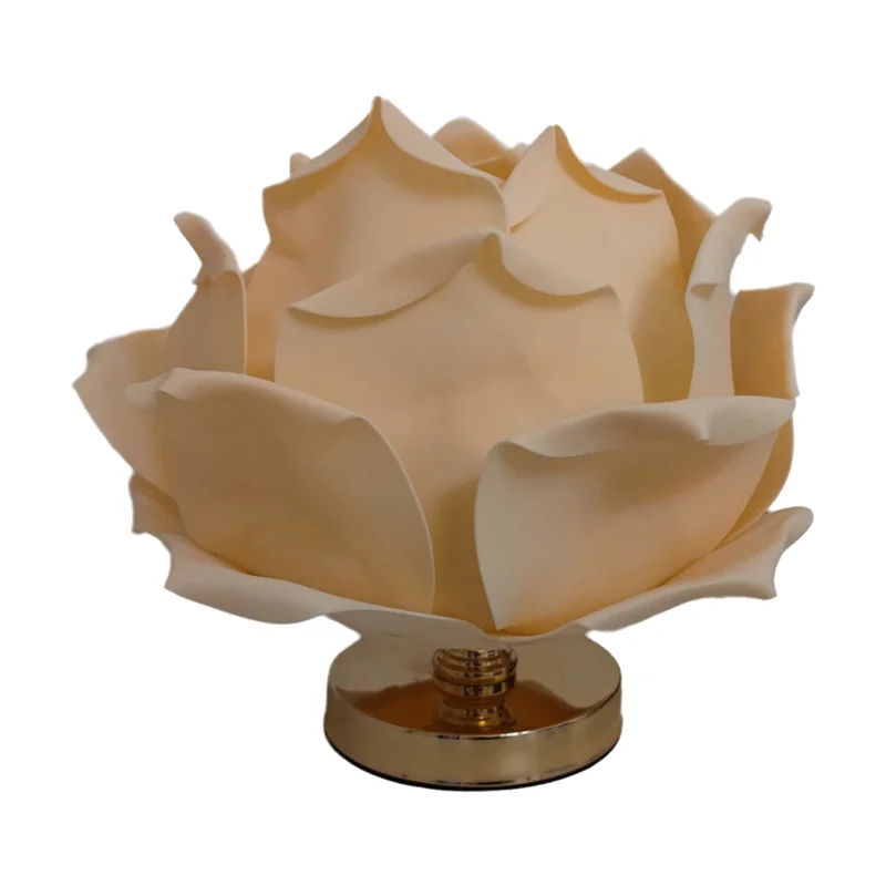 

ABMI-Elegant Centerpiece Decorative Rose Lamp USB Dimmable Romantic Floral Ambient Light Fixture For Home, Living Room,