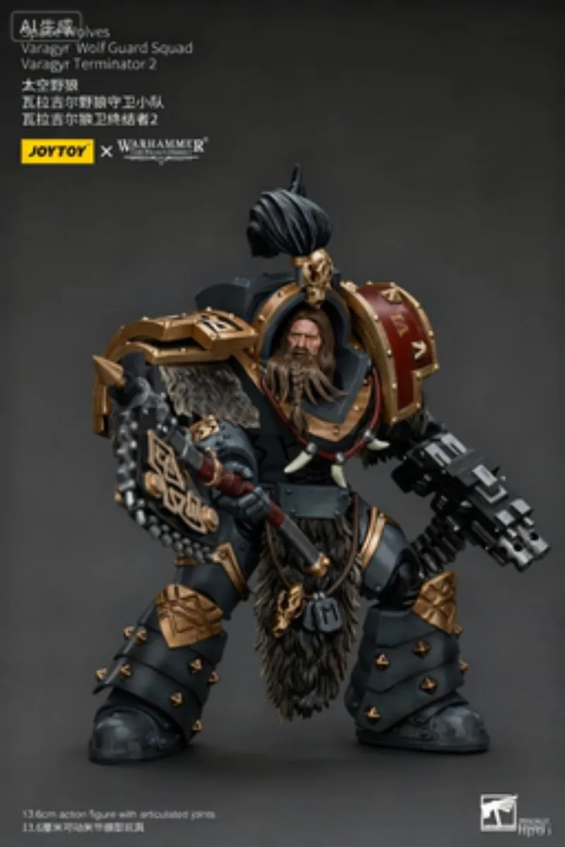 

Оригинальная фигурка JOYTOY 40K Space Wolves Varagyr Wolf Guard Squad Varagyr Terminator 2 в масштабе 1/18, в наличии