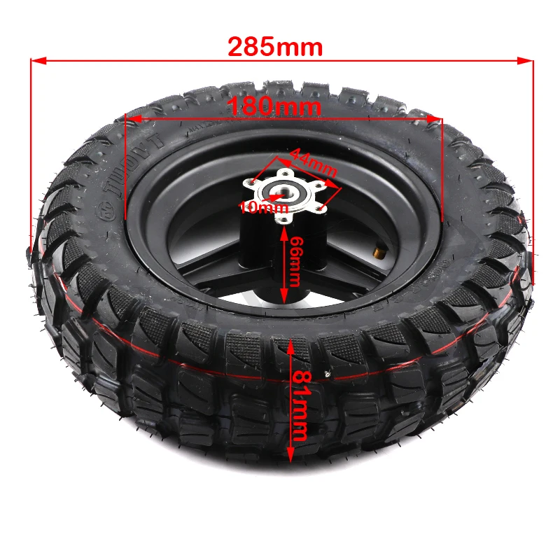 New 90/65-6.5 Off-Road Tubeless Tire with Wheels for Electric Scooter Dualtron Ultra DIY for 2 Stoke Mini Pocket Bike