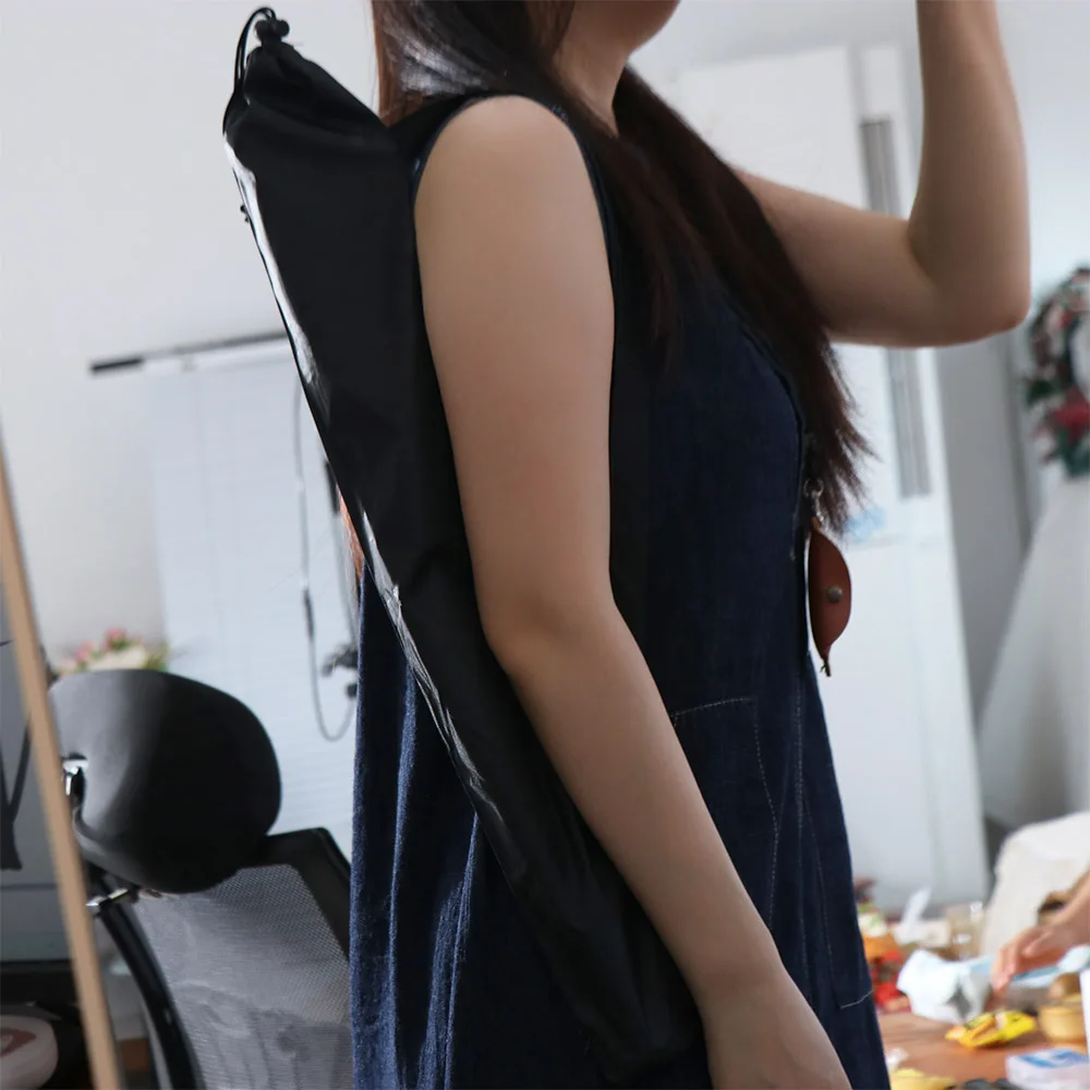Shoulder Strap Baseball Bat Backpack Anti-Dust Protective Covers Umbrella Storage Bag Foldable Black Fishing Rod Bag