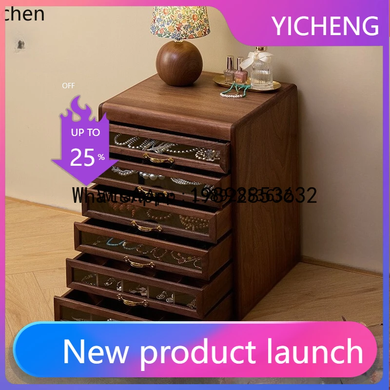 

X8 Storage Box with Drawer Exquisite Vintage Wood Jewelry Box living room decoration