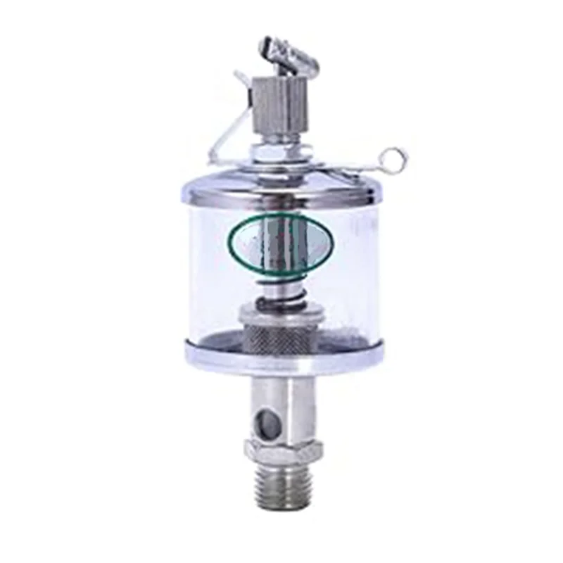 AEE2-5PCS 50ML Engine Oil Gravity Drip Injectors, Needle Valve Oil Cups, Glass Oil Cups, Machine Tool Oil Cups Durable