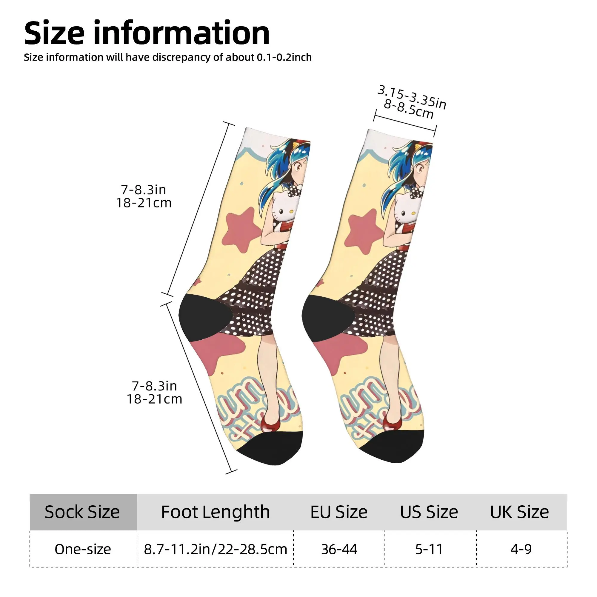 Couple Socks Goth Lum Urusei Yatsura  Stockings Non-Slip Soft Socks Winter Funny Graphic Climbing Socks