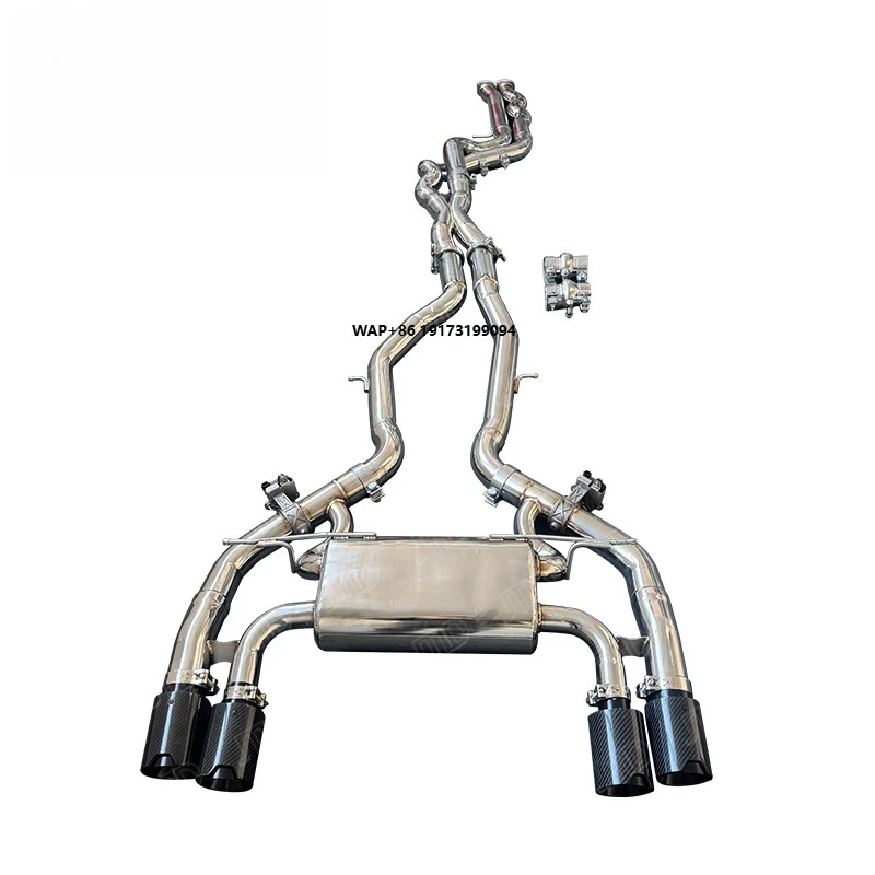 

Высокопроизводительная одинарная выхлопная труба из нержавеющей стали 304 для выхлопной системы F87 M2 Valvetronic Catback