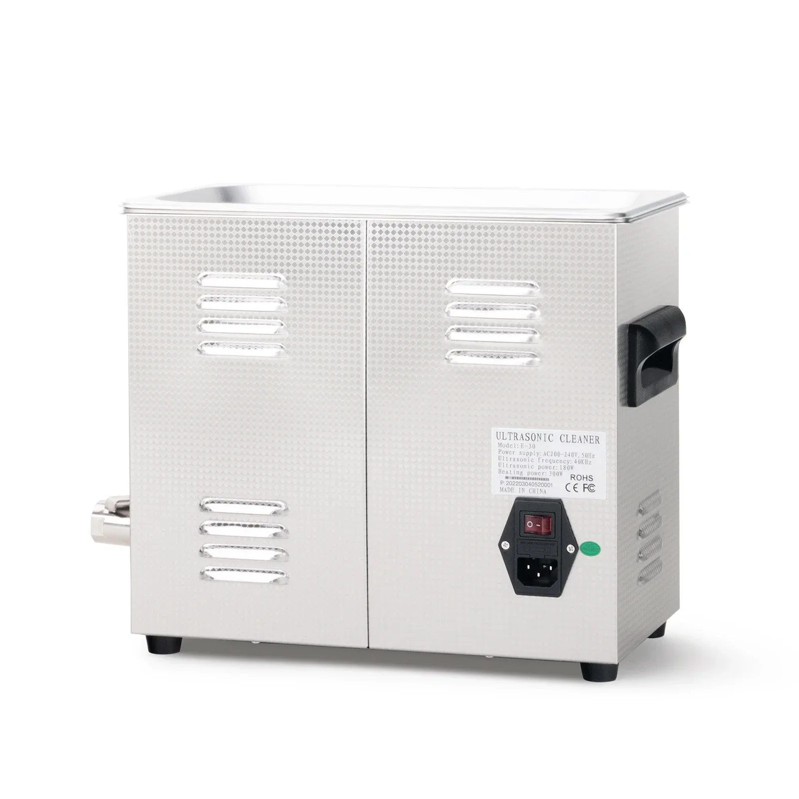 2025 New Design Smart Mechanical Ultrasonic Cleaner 6.5 Liter With Degas Function