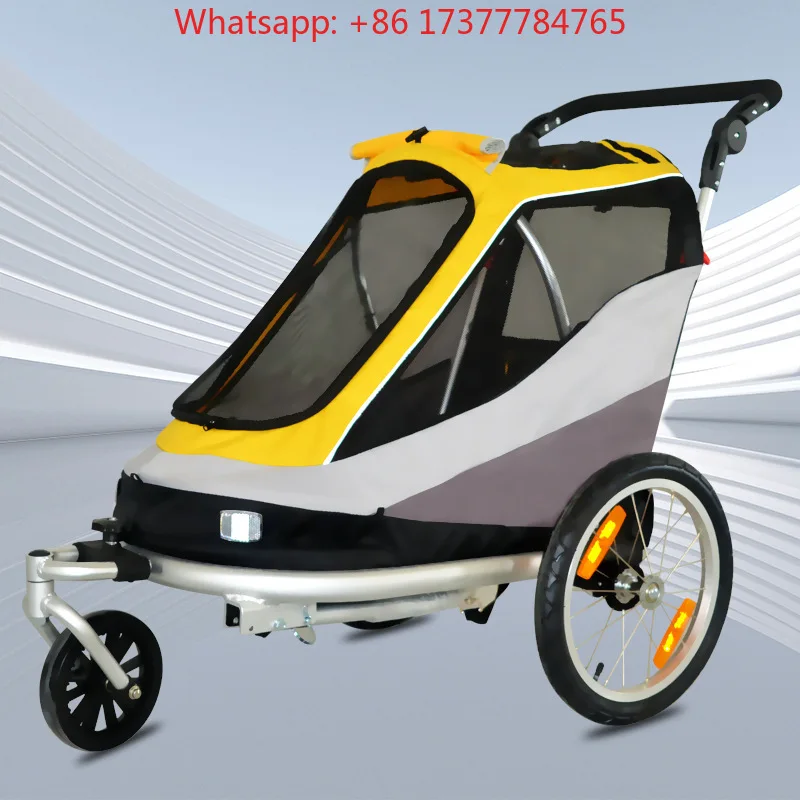 Popular 3 Wheel Pet Stroller Folding Big Dog Stroller Carrier Trolley for Sale