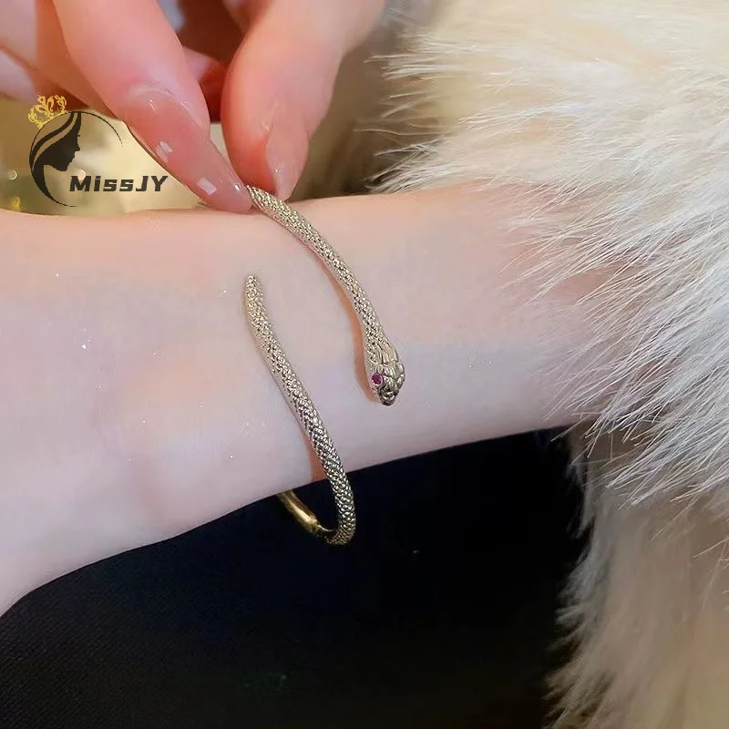 Простой-универсальный-браслет-в-форме-змеи-для-женщин-индивидуальный-модный-винтажный-регулируемый-браслет-свадебные-украшения-подарок-на-день-рождения