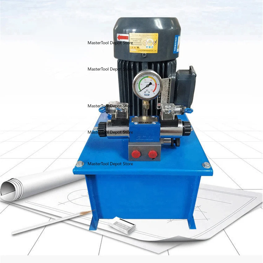 380v-1.5kw Hydraulic Pump Station Oil Cylinder Hydraulic Press Micro Hydraulic Station Small Hydraulic Unit  5.8L/min 20MPA 17L