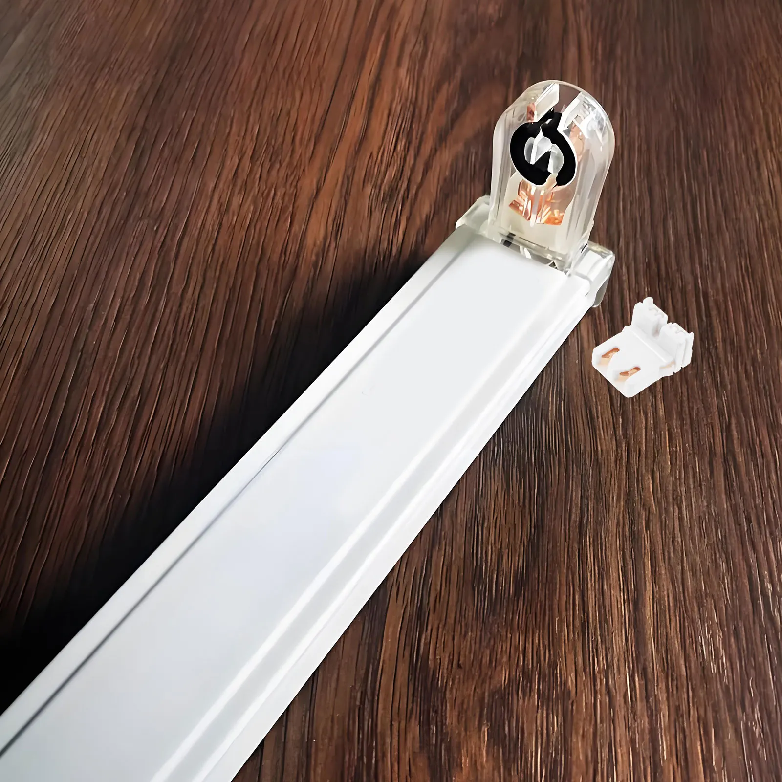 

10Pcs Lamp Socket Holder Stable Plastic Base for Fluorescent Light Fitting Efficient Lighting Support Frame