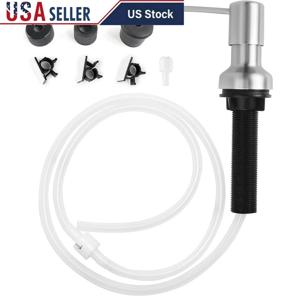 

Дозатор мыла Кухонная мойка с длинным резьбовым валом 47-дюймовая удлинительная трубка Простая установка Прочный водонепроницаемый насос