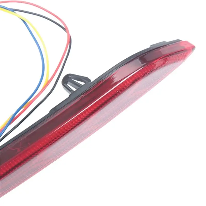 A09E-Car Brake Lights Rear Fog Lights LED Taillights Rear Bumper Lights Fishbone Taillights For Tesla Model 3 Model Y