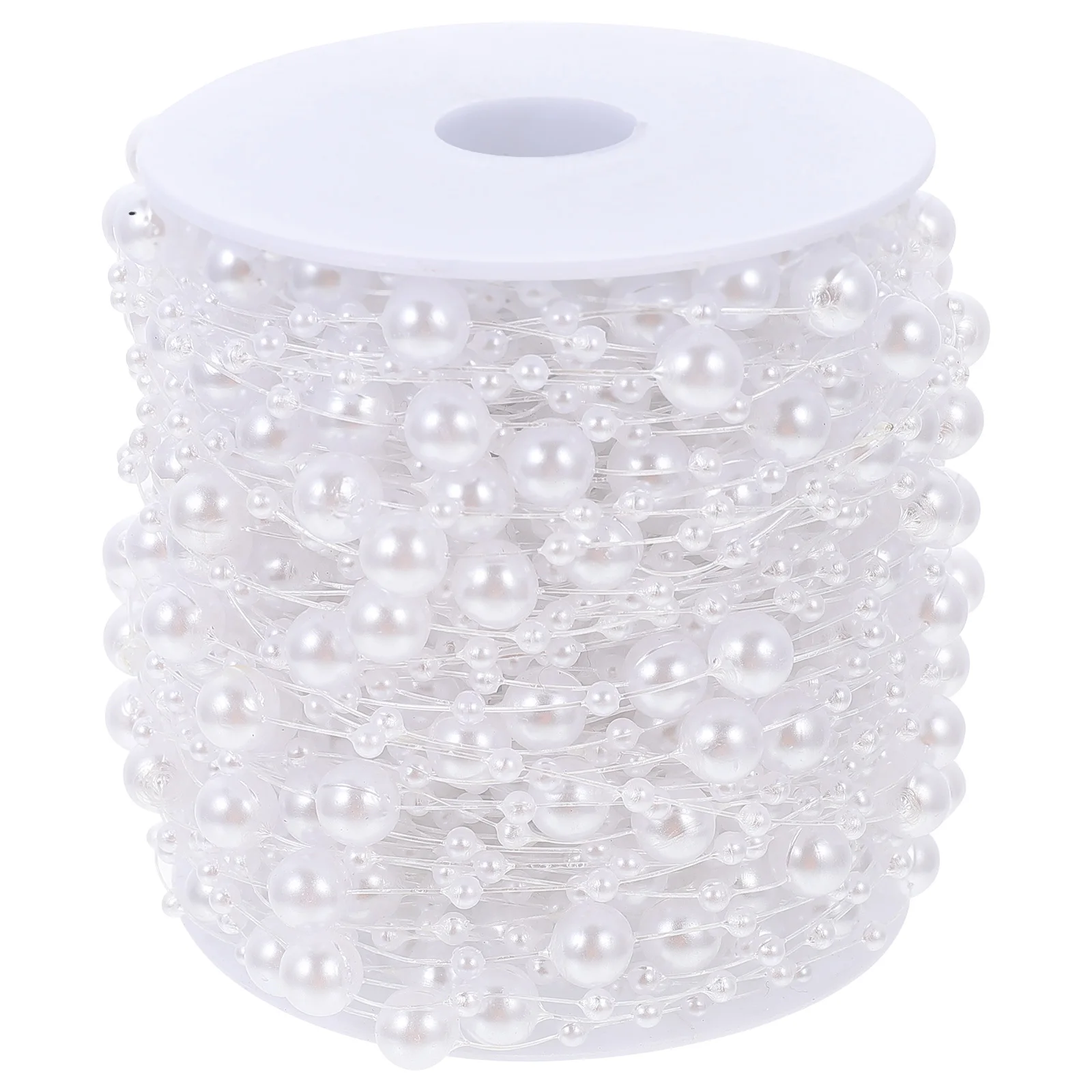 

Fishing Line Bead Chain Accessories White String DIY Decor Craft Ornament Resin Material Jewelry Making Beads Reusable Home