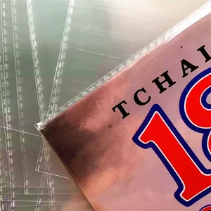 تسجيل الأكمام الواقية لمشغل القرص الدوار ، سجل الفينيل LP ، حقيبة التسجيلات ذاتية اللصق ، OPP Gel ، 12 أفضل 10 مبيعات غلاف سجل فينيل - رقم 6