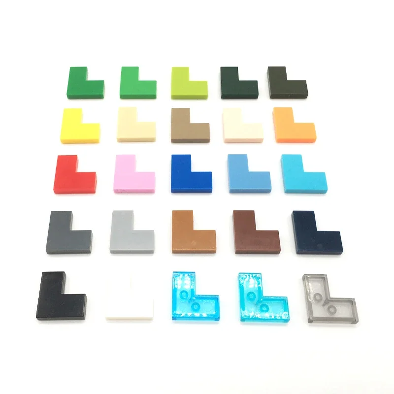 100pcs blocchi di costruzione fai da te sottili lisci 1 + 2 punti figura giocattoli creativi educativi per bambini dimensioni compatibili con 14719 mattoni