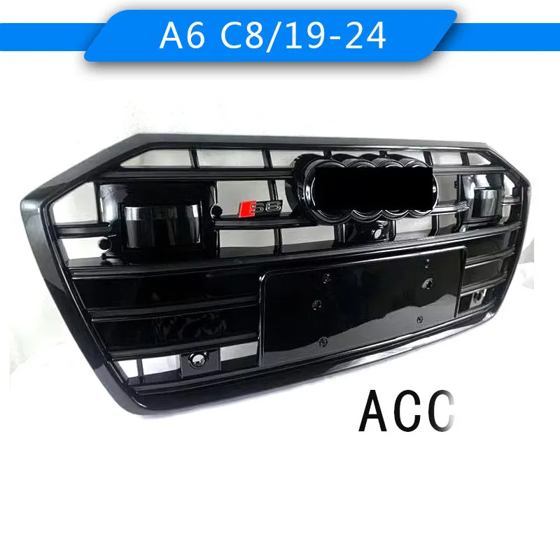 C8 S6 Acc Grill Fit for Audi C8 A6 S6 2019-2023 replacement S6 Grill Adaptive Cruise Control ACC