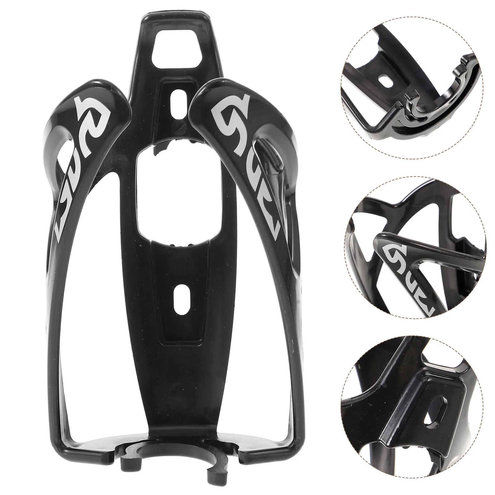 

1Set Bike Water Bottle Cage Durable Plastic Holder Easy Installation Outdoor Cycling Bottle Rack Scratch Resistant