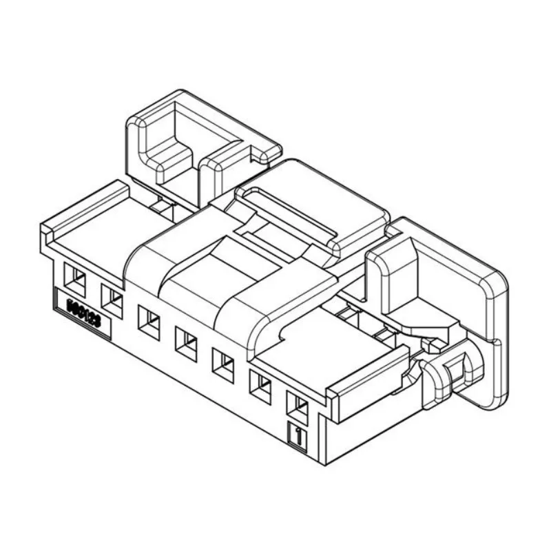 (50-200pcs) 5601230700 MOLEX DuraClik ISL Wire-to-Board Receptacle Housing Single Row White 7 Circuits