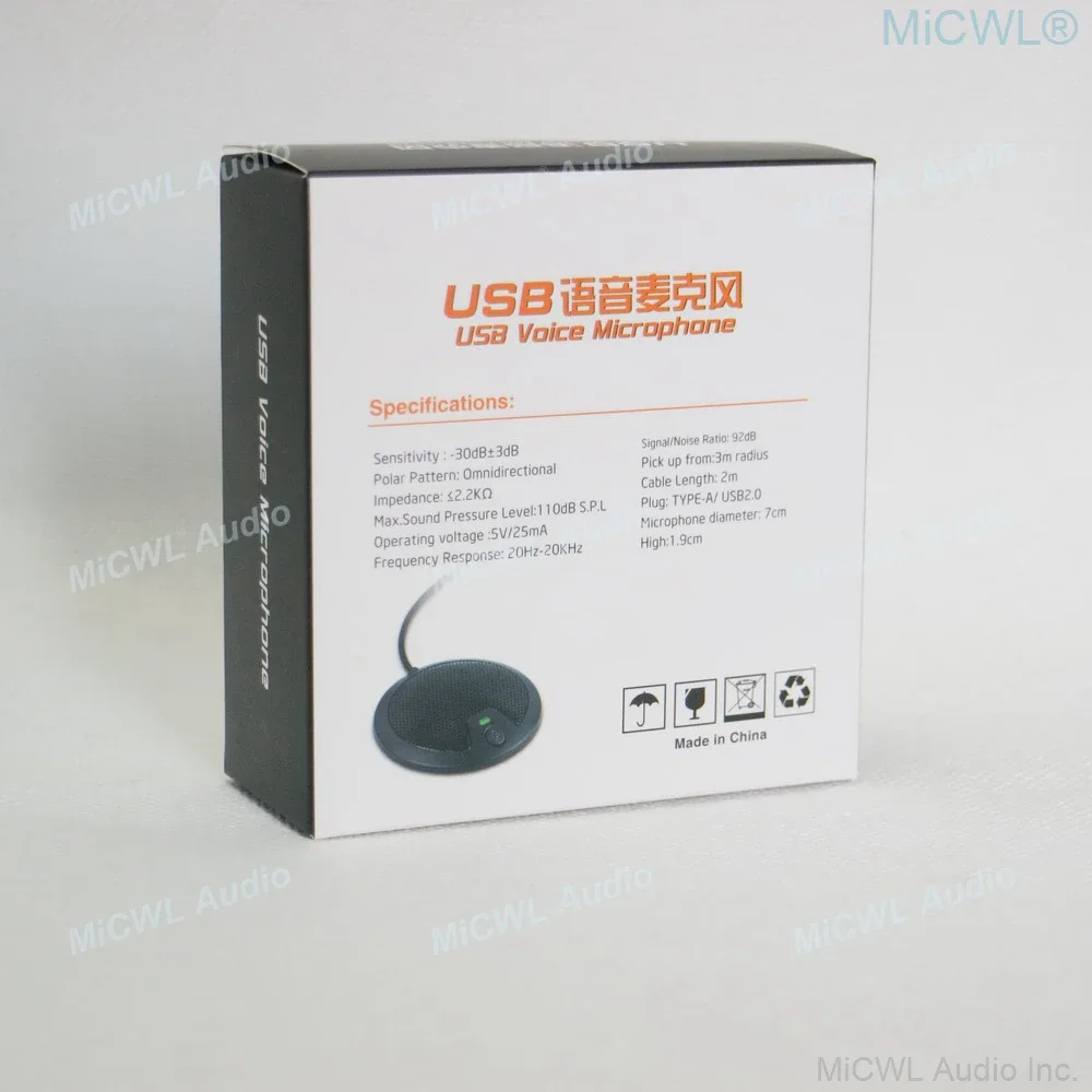 ميكروفون طاولة USB احترافي لأجهزة الكمبيوتر المحمول CISCO ZOOM لمؤتمرات الويب NetMeeting Game Live Desktop Mic مع حقيبة #2