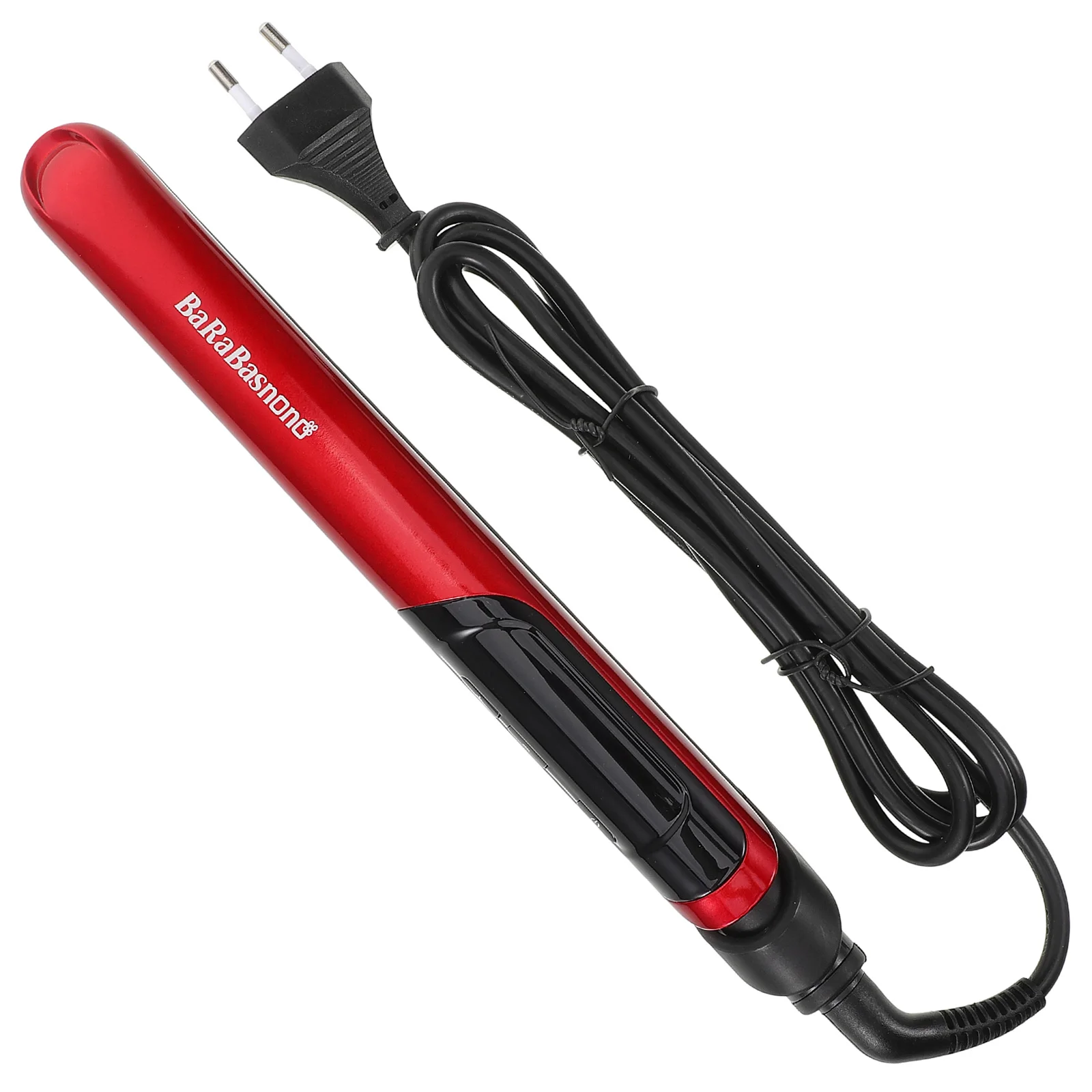 

Hair Straightener Ceramic Plates 220-240V Dual Function Curl Straighten Tool Portable Lightweight Travel Styling Iron For