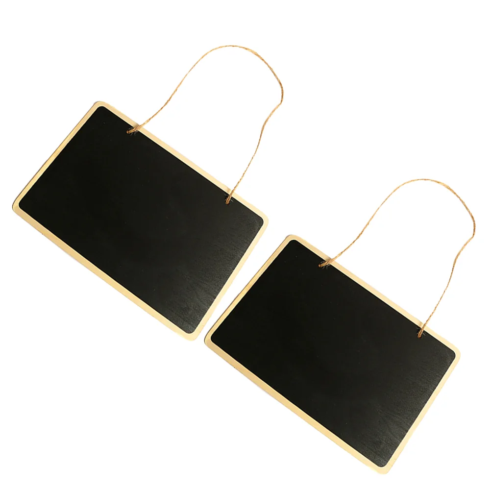 2 Pcs Chalk Board Lanyard Blackboard Mini Chalkboard for Office School Chalkboards