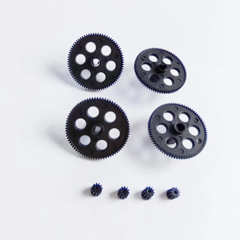 0.3M Nylon 77T Big Gear 11T Motor Pinions Gears Replacement Parts for VISUO XS809 XS809HC XS809HW Drone Quadcopter