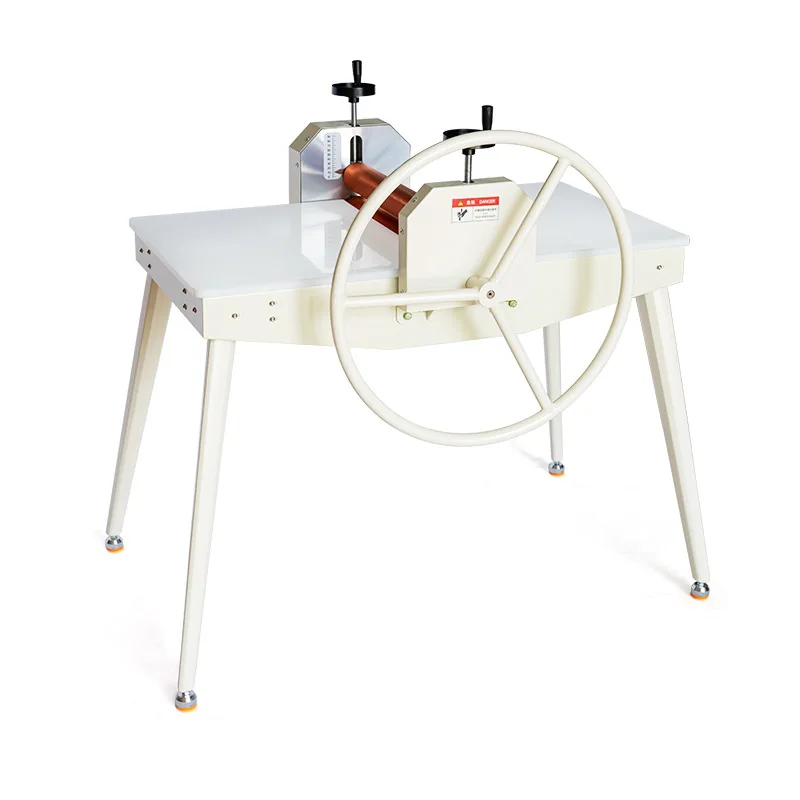 Manual clay plate machine aluminum alloy double shaft double roller gear variable speed clay plate porcelain plate special