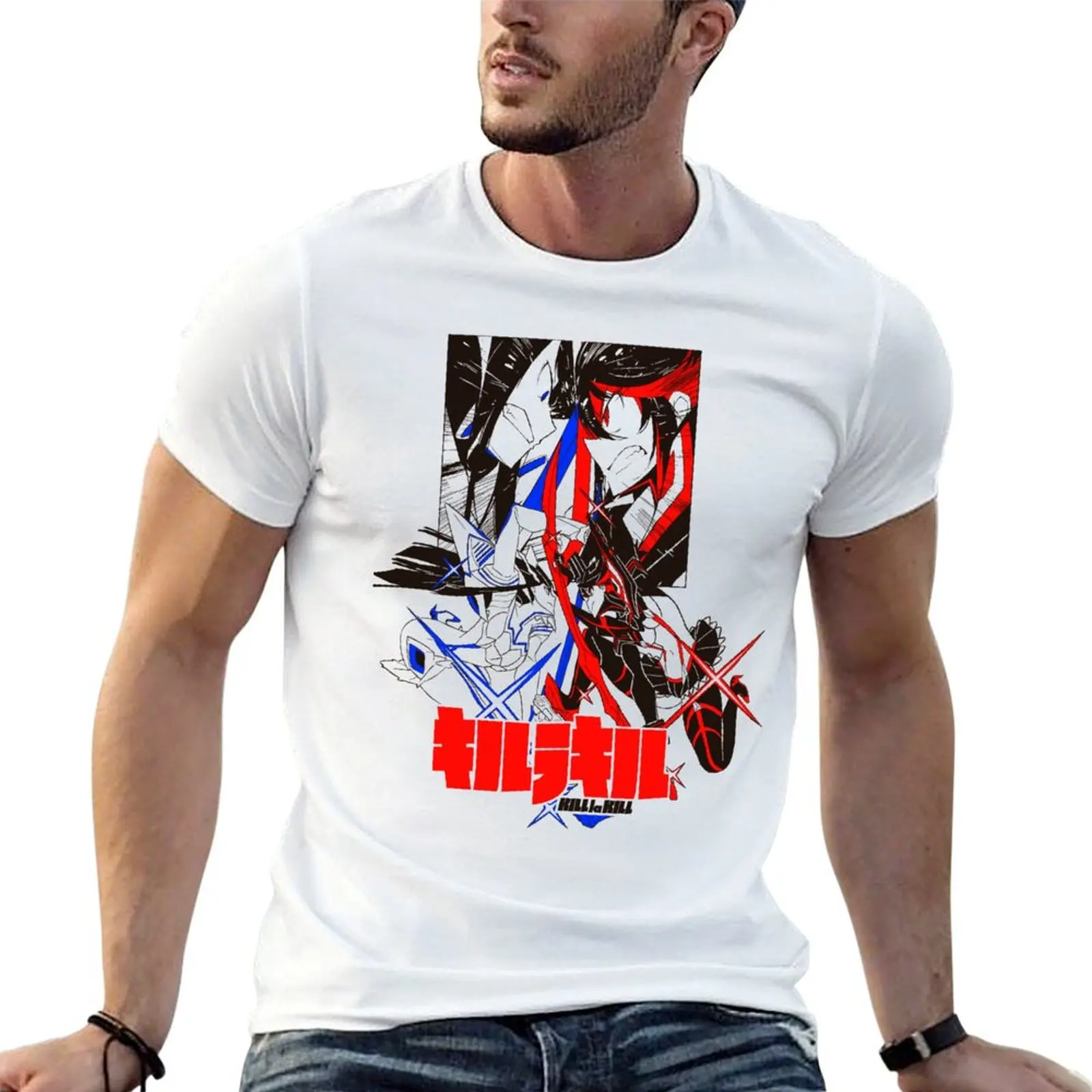 

vs for man Satsuki man shirts graphic la Kill T-Shirt Kill t Ryuko t shirt cotton
