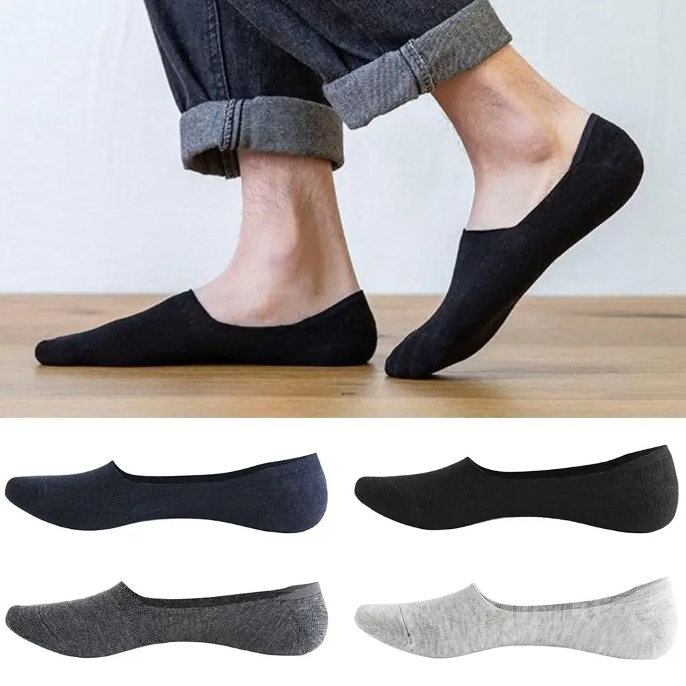 Men Cotton Socks High Quality Casual Breathable Invisible Boat Sock Ankle Short Sports Men Socks Summer Male EU37-44