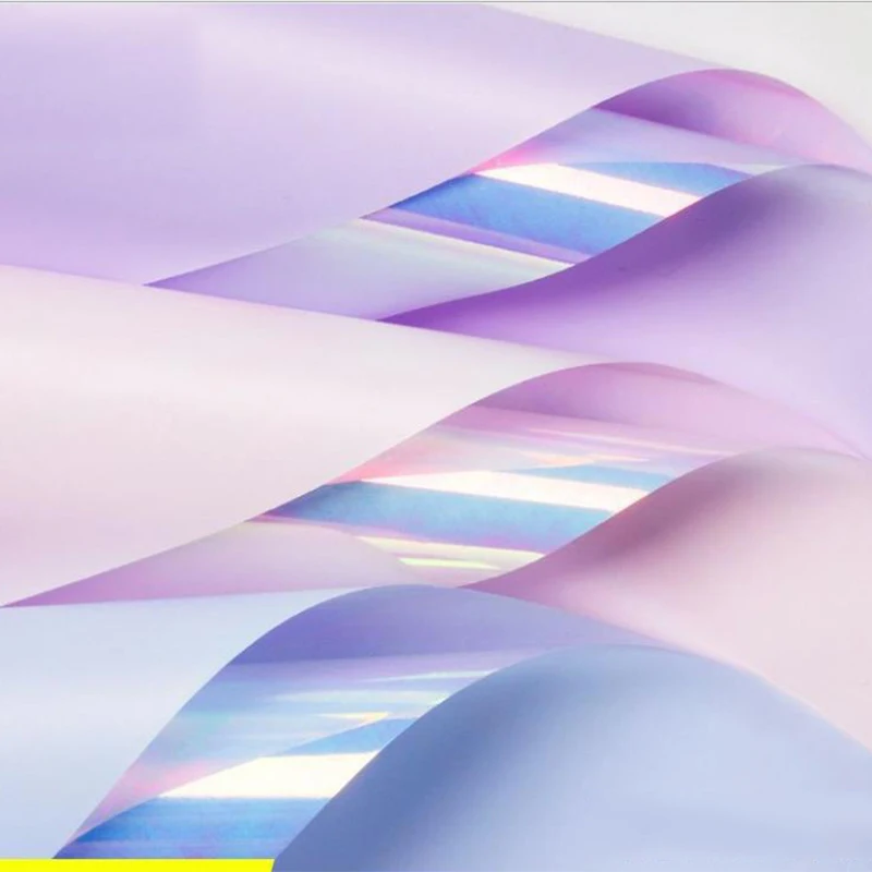 

20sheets Colorful Double Side Wrapping Paper For Flower Bouquet Clothing Gift Wedding Decoration Flower Plastic Wrapping Paper